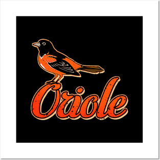 'Vintage Oriole Bird' Amazing Bird Lover Gift Posters and Art